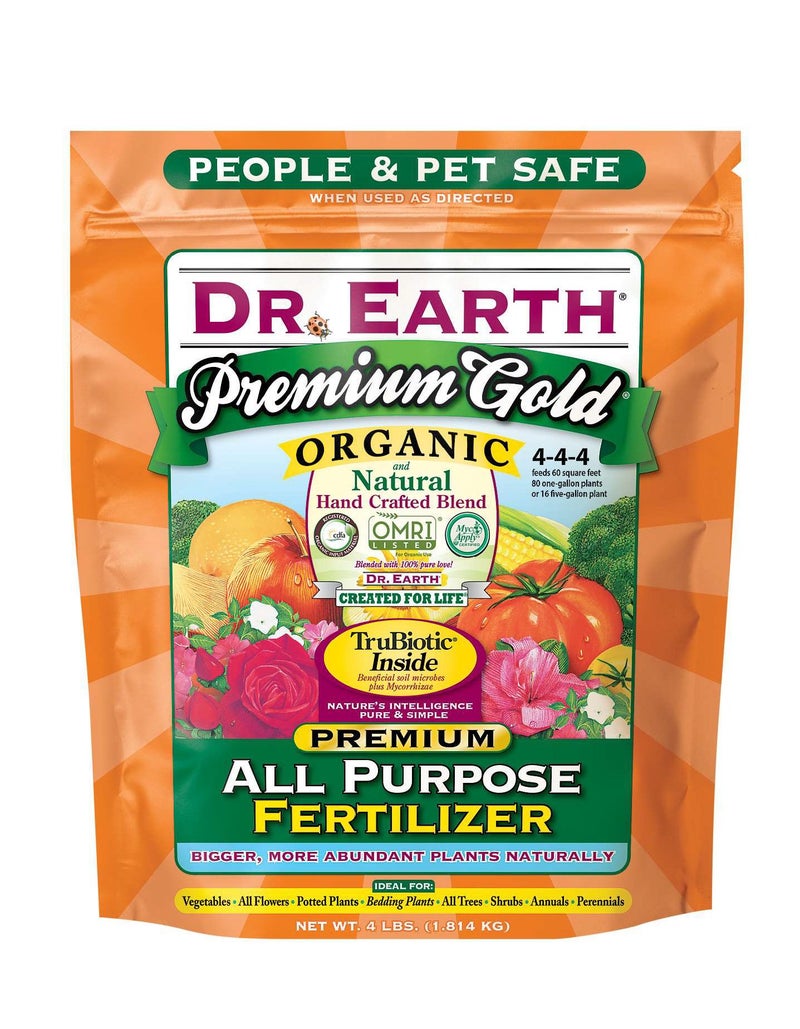 Dr. Earth Premium Gold All Purpose Fertilizer 4 lb - Image 1