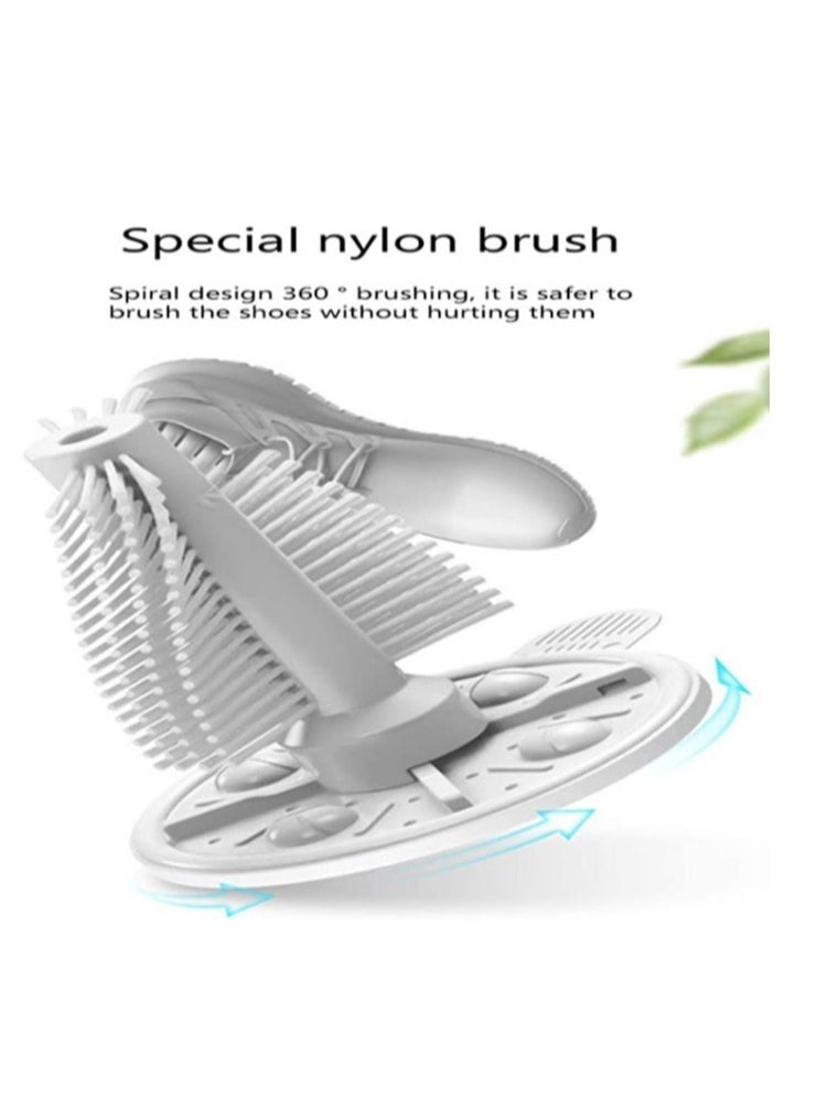 Portable Shoes Washing Machine - 360° Fast Cleaning Sanitizer with 2-in-1 Clothes Cleaning and Brush