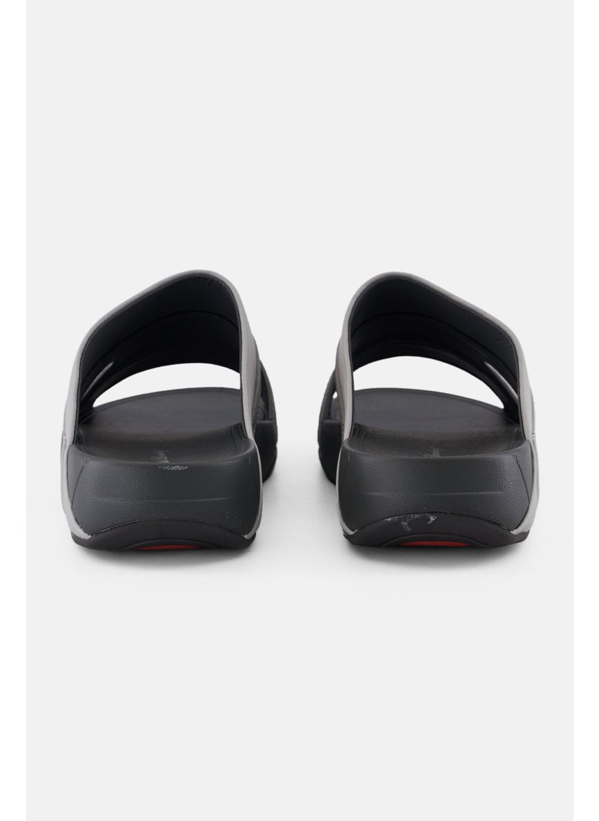 English Laundry Men Slip On Arabic Sandals, Grey  - Image 3