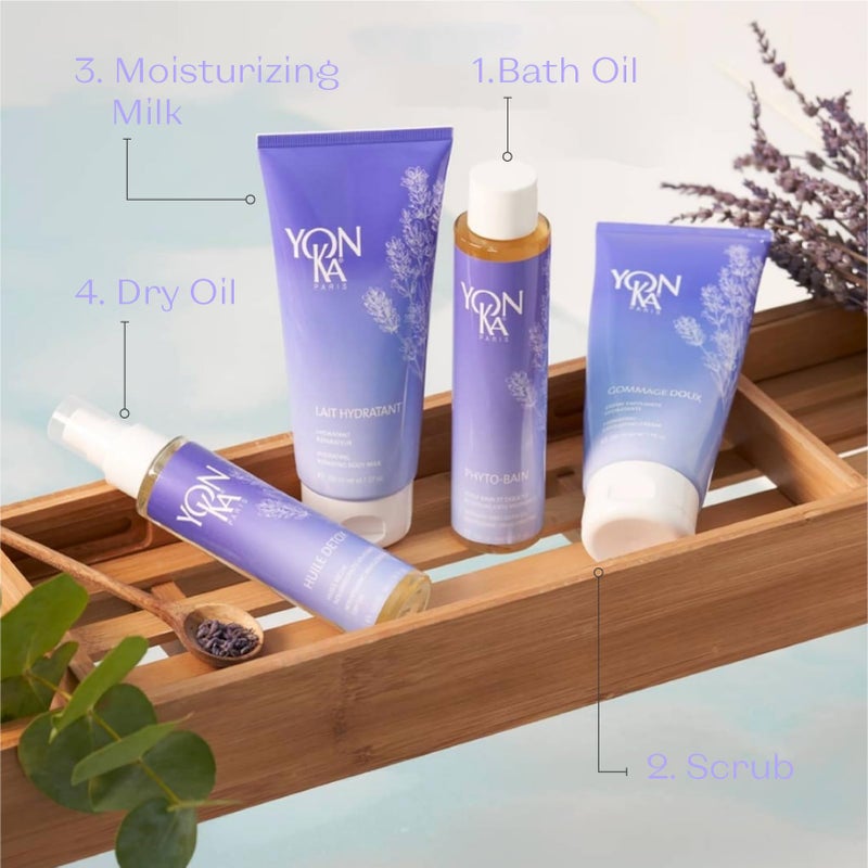 Yonka Yon-Ka French Lavender Bath Oil | Phyto Bain Relaxing and Toning Aromatherapy Oil for Dry Skin | Boosts Microcirculation for Wellness | Luxurious Provence Lavender and Rosemary | 3.38 fl oz - Image 5