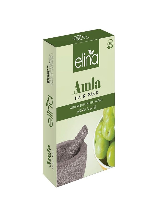 Elina Amla Hair Pack for Hair Growth | Herbal Treatment for Hair Fall Control, Strong Roots & Deep Nourishment | Indian Gooseberry Hair Mask | Ready-to-Use 100Gm(Pack of 1) - Image 1