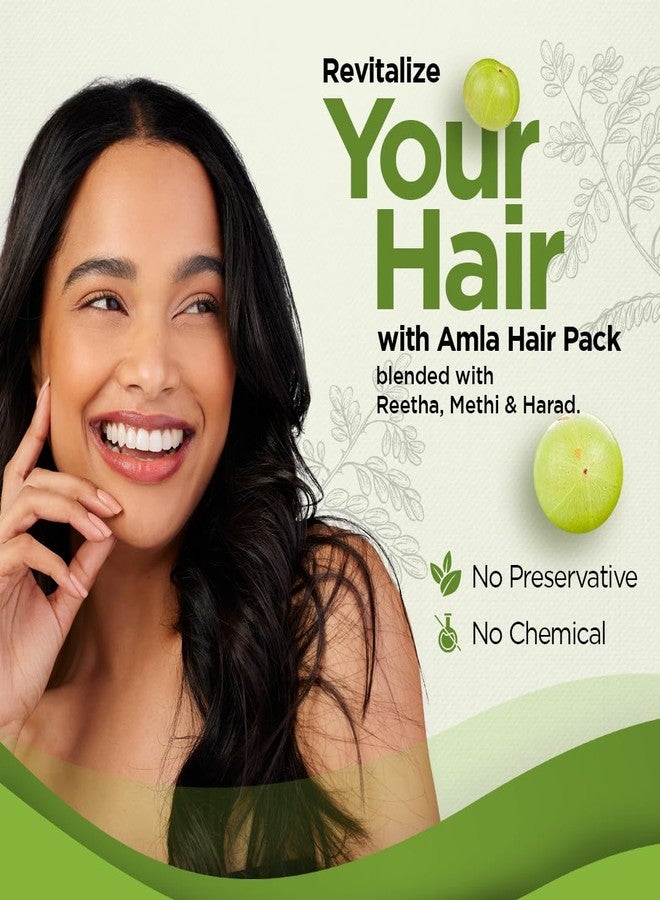 Elina Amla Hair Pack for Hair Growth | Herbal Treatment for Hair Fall Control, Strong Roots & Deep Nourishment | Indian Gooseberry Hair Mask | Ready-to-Use 100Gm(Pack of 1) - Image 3