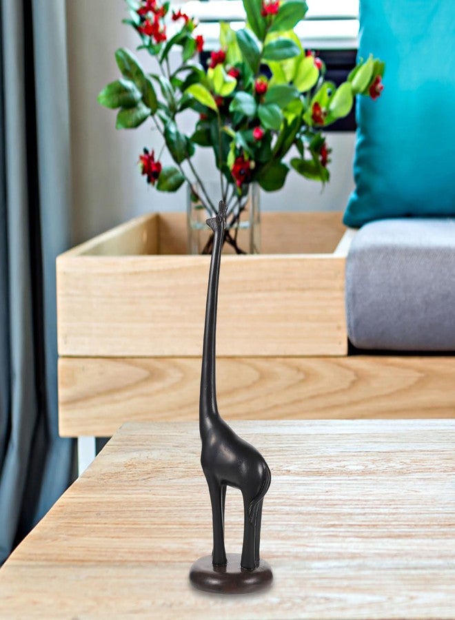 Amosfun Giraffe Toilet Tissue Holder Resin Standing Giraffe Paper Stand for Bathroom or Kitchen Countertop Ornaments 10 Inch Tall - Image 3