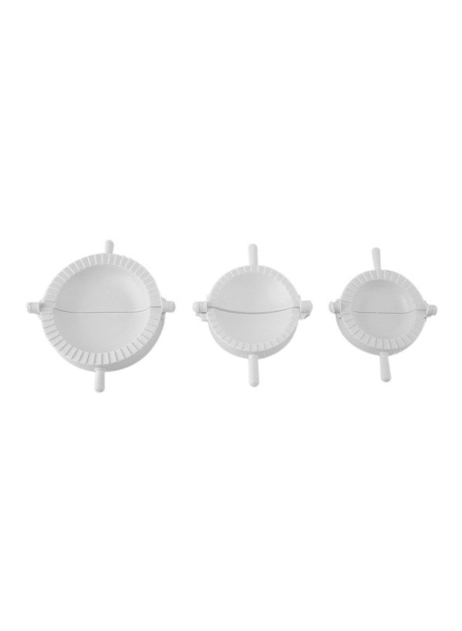 NIBEMINENT 3-Piece Dough Press Mould Set White - Image 1