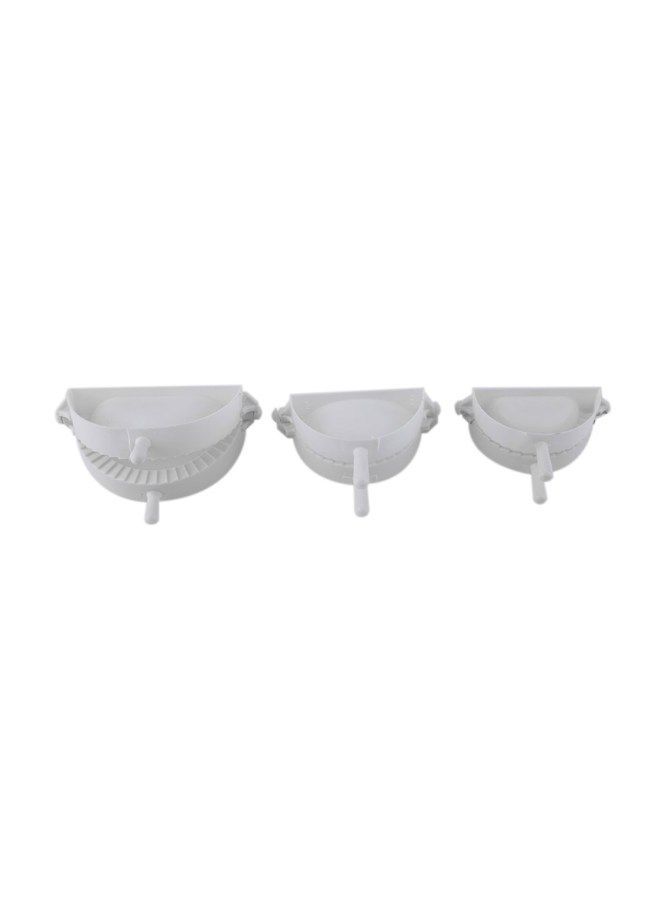 NIBEMINENT 3-Piece Dough Press Mould Set White - Image 5