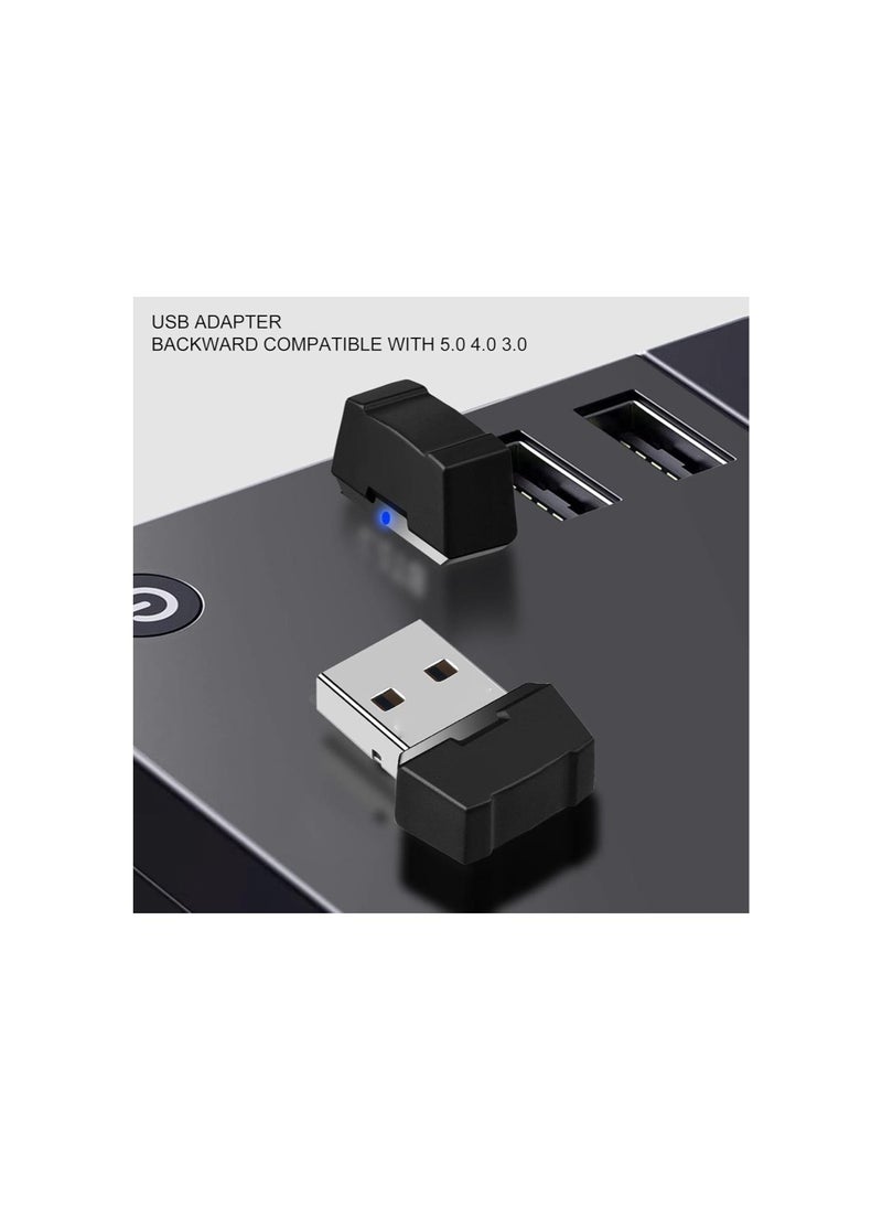 Generic - USB Bluetooth 5.3 Adapter, Bluetooth Dongle Transmitter Receiver, Driver , Support for A2DP HSP AVRCP Protocol, for Computer Laptop - Image 1