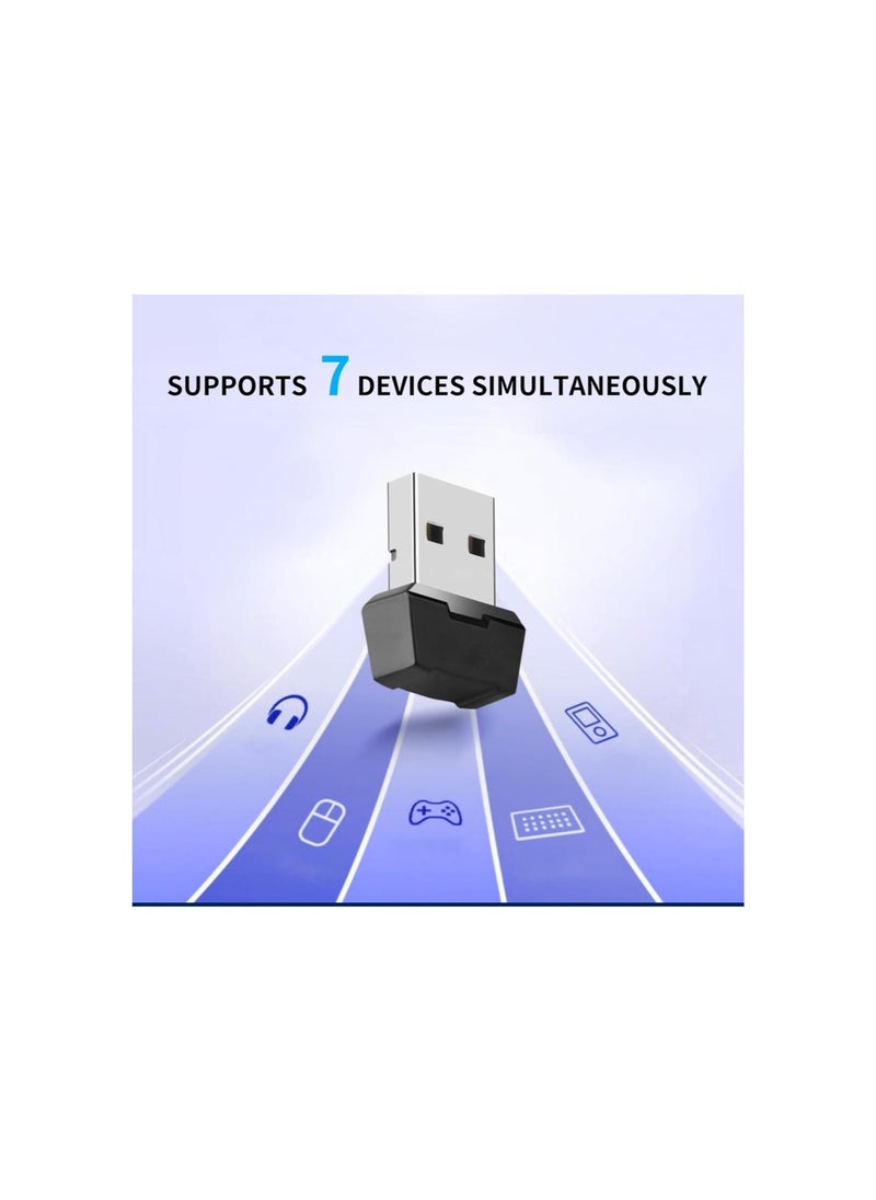Generic - USB Bluetooth 5.3 Adapter, Bluetooth Dongle Transmitter Receiver, Driver , Support for A2DP HSP AVRCP Protocol, for Computer Laptop - Image 1