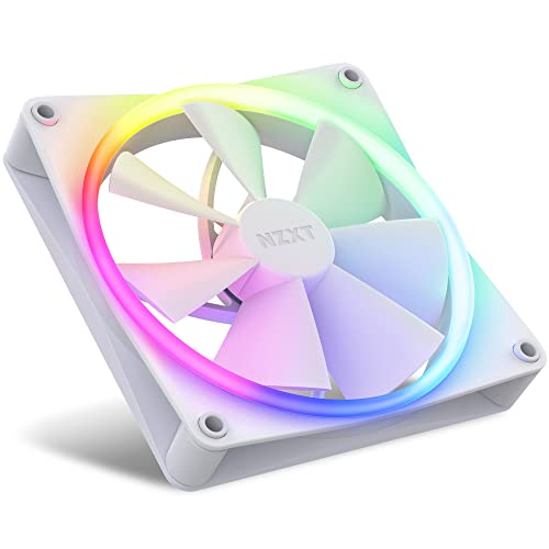 NZXT F140RGB - 140mm RGB Fans - Single - White - Image 3