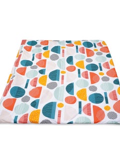 Home-Tex Design 3 Piece 100% Cotton King Size Printed Duvet Cover Set Graphic Multicolour 1 Duvet Cover 240x200 cm + 2 Pillow Covers 50x80 cm  - Image 3