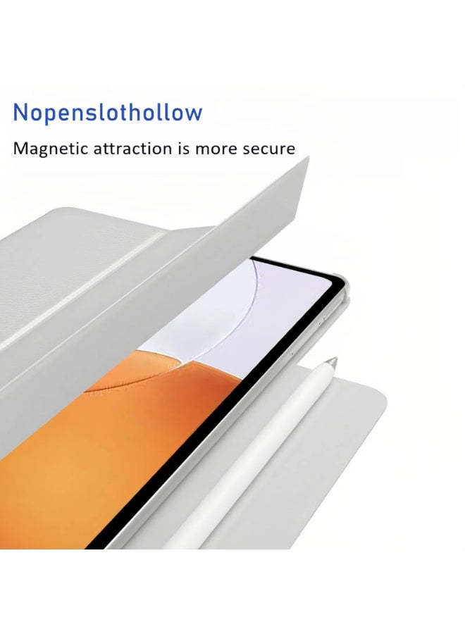 general Magnetic Case Compatible with Xiaomi Pad 7S Pro 12.5 Inch 2025 Tablet, Magnetic Separation Intelligent Double-sided Clip Cover with Adjustable Folding Stand and Pen Holder - Image 2