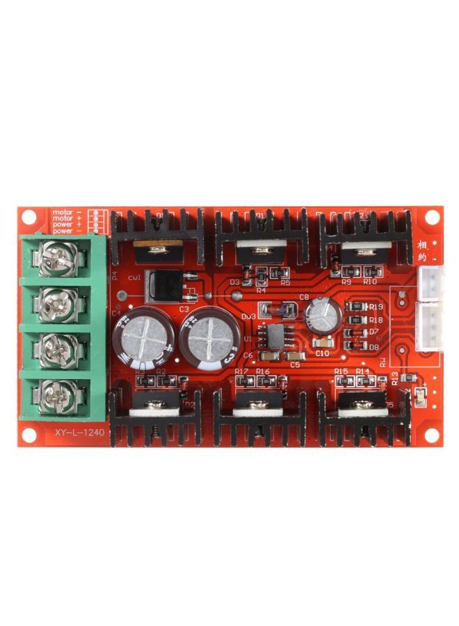 NIBEMINENT DC Motor Speed Controller Red/Silver/Green 9x5x2.5centimeter  - Image 2