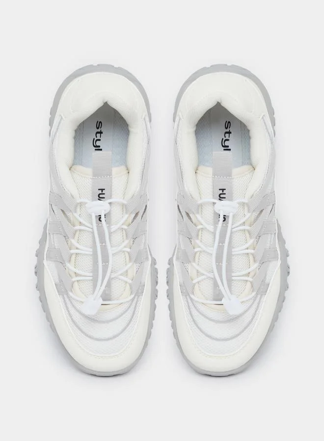 Styli Styli Women Toggle Lace Sporty Sneakers