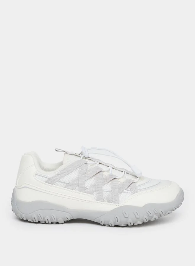 Styli Styli Women Toggle Lace Sporty Sneakers
