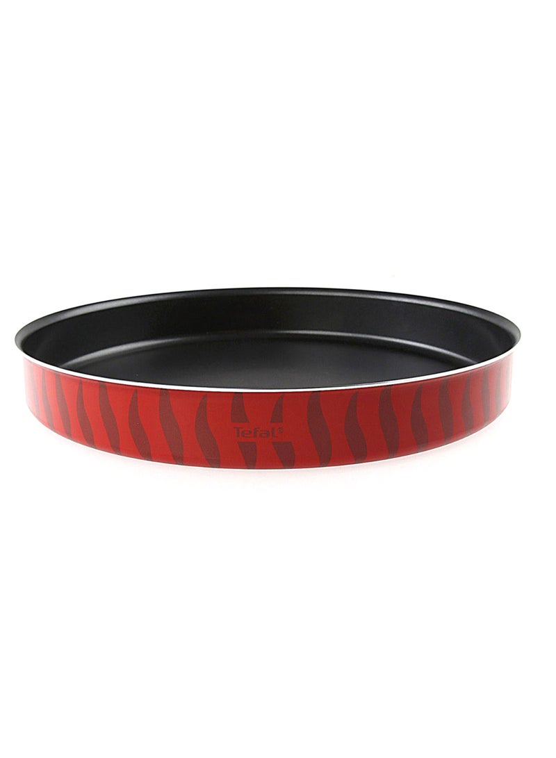 Round Oven Pan Red/Black
