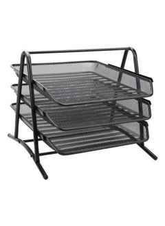 MASCO 3 Tier Document Metal Tray | File Tray | File Rack for A4 Documents/Files/Papers/folders Holder Desk Organizer  - Image 1