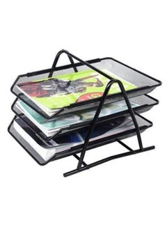 MASCO 3 Tier Document Metal Tray | File Tray | File Rack for A4 Documents/Files/Papers/folders Holder Desk Organizer  - Image 4