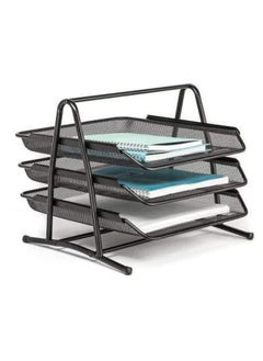 MASCO 3 Tier Document Metal Tray | File Tray | File Rack for A4 Documents/Files/Papers/folders Holder Desk Organizer  - Image 3