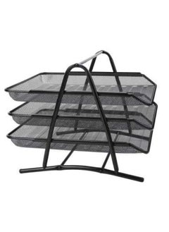 MASCO 3 Tier Document Metal Tray | File Tray | File Rack for A4 Documents/Files/Papers/folders Holder Desk Organizer  - Image 2