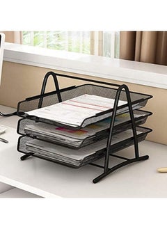 MASCO 3 Tier Document Metal Tray | File Tray | File Rack for A4 Documents/Files/Papers/folders Holder Desk Organizer  - Image 5