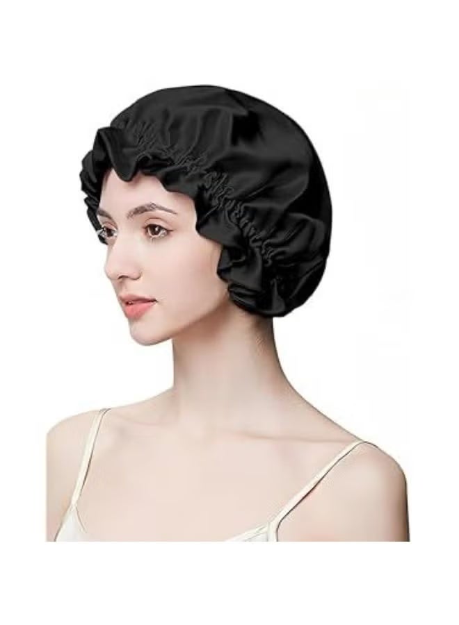 بونيه ساتان مناسب ولون رائع مقاس واحد 1 قطعة (قد يختلف اللون) - Image 2