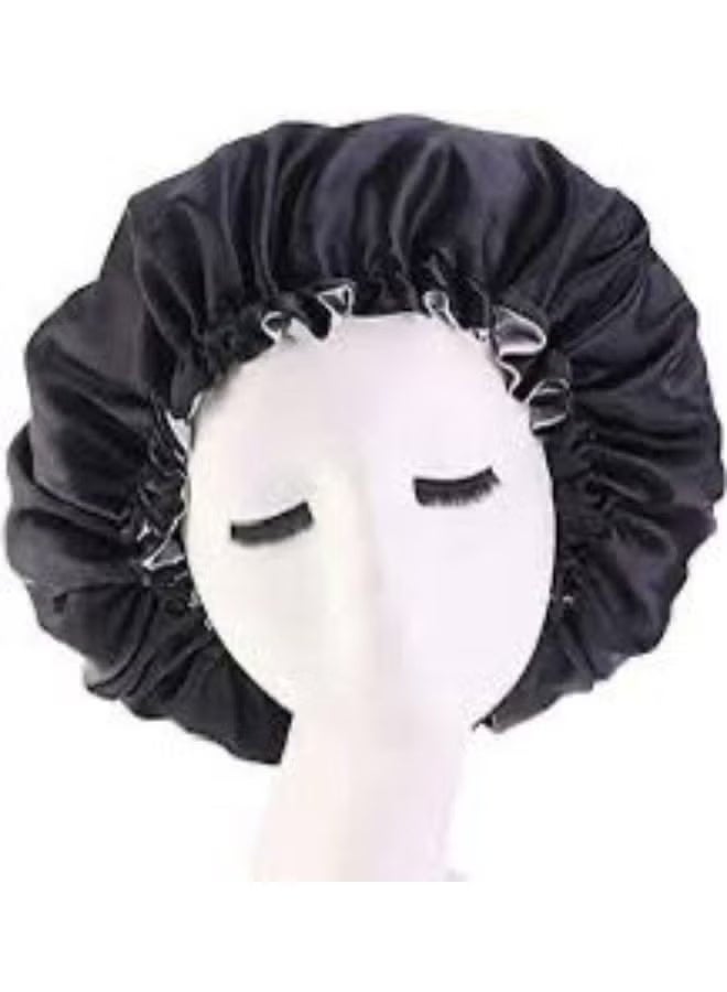 بونيه ساتان مناسب ولون رائع مقاس واحد 1 قطعة (قد يختلف اللون) - Image 4