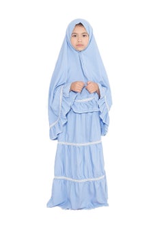 Elanesa  Ruffle Prayers Set For Kids Turquoise Color  - Image 5
