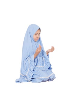 Elanesa  Ruffle Prayers Set For Kids Turquoise Color  - Image 2