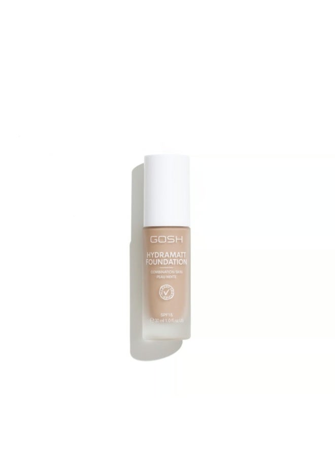 Gosh Hydramatt Foundation SPF15 010N Light Dark 30ml - Image 1