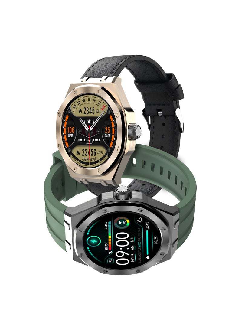 Cellairis ROYCE R Smart Watch with Bluetooth Calling, 1.43" AMOLED Display, Water-Resistant, Multi-Language Support - Image 1