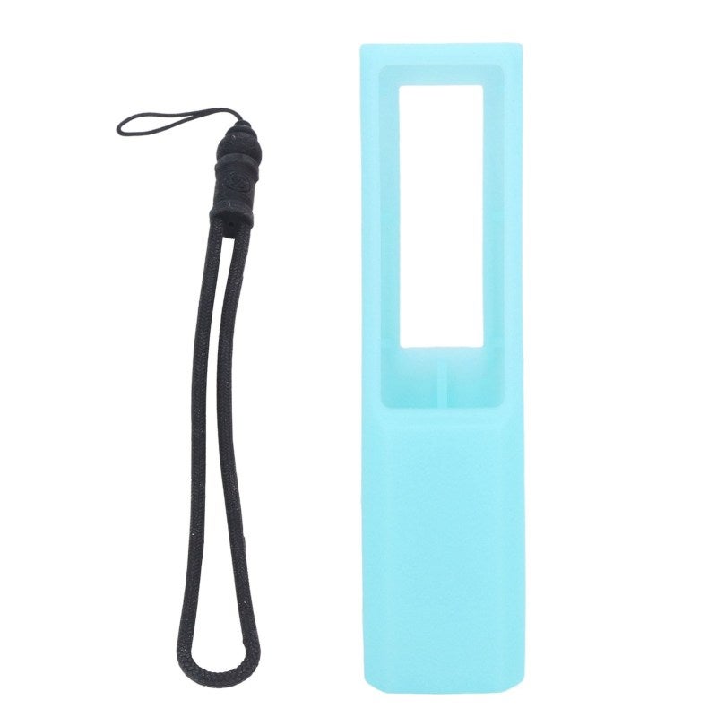 Remote Control Cover 3mm Thick Silicone with Full Wrapping - Non-Slip Protective Case with Anti-Drop Protection for Home Entertainment Turquoise Blue with Night Light - Image 1