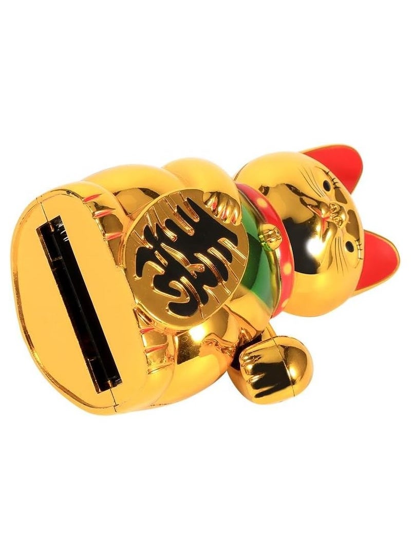 Lucky Cat, Waving Arm Golden Lucky Fortune Cat for Prosperity Decoration for Shops, Restaurants, Living Room, Homes Decorations  - Image 4