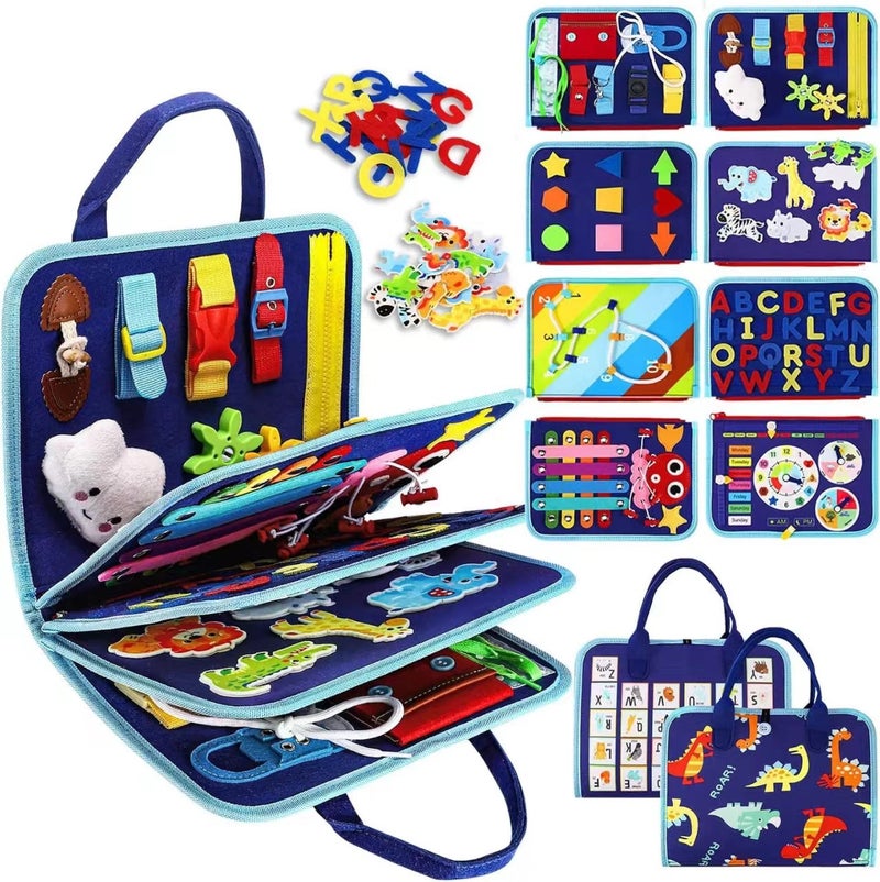 Special Felt Learning Board Children'S Educational Early Education Board Diy Busy Board Montessori Children'S Enlightenment Dressing Board - Image 4