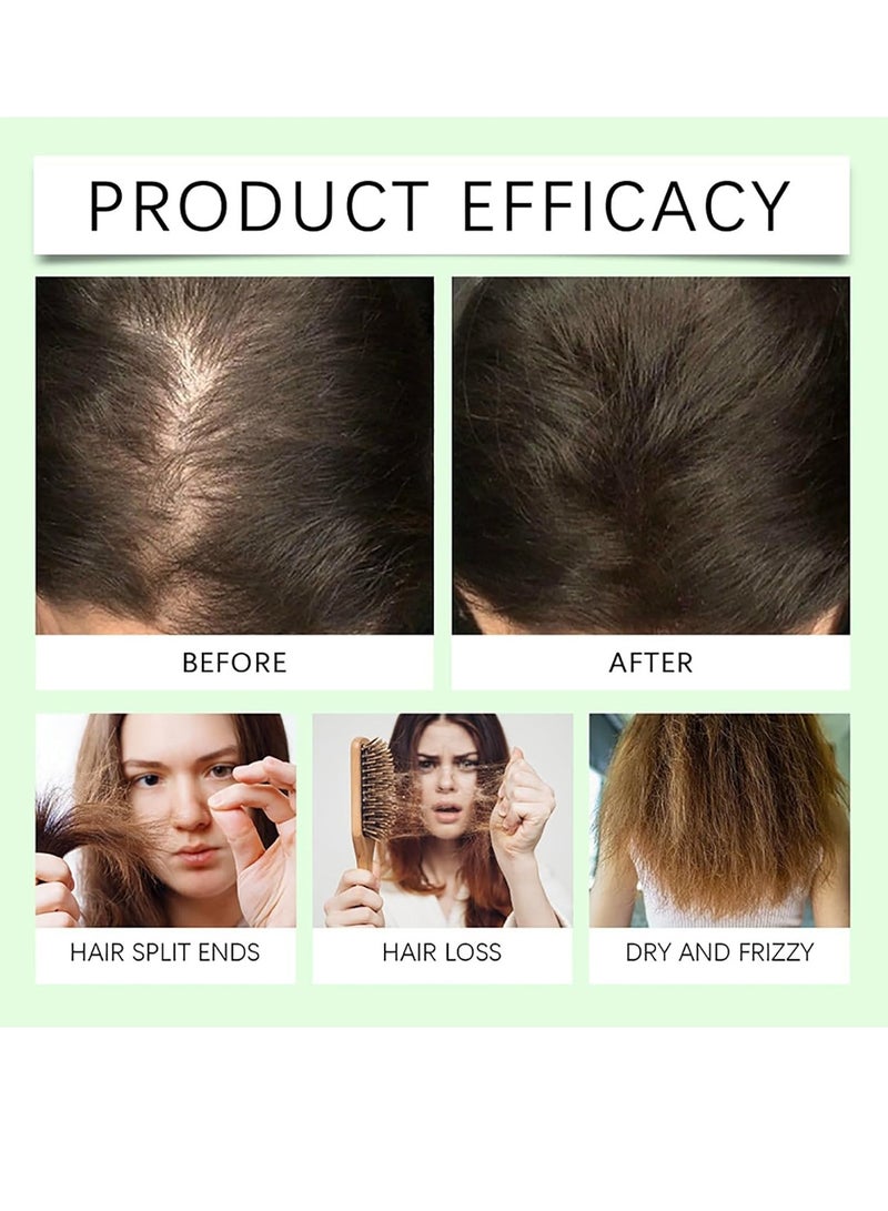 Generic Eclipta Alba Hair Growth Shampoo, Eclipta Alba Shampoo, Eclipta Alba Oil, Natural Organic Bhringraj Shampoo, Anti Hair Loss Thickening Shampoo for Women & Men 250ml/8.4oz (1Pcs)  - Image 5