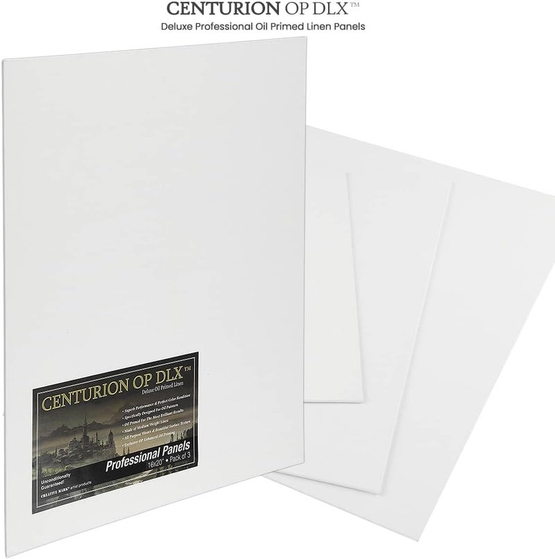 Centurion Deluxe Professional Oil Primed Linen Canvas Panels - 6x9-3 Pack of Linen Canvases for Painting, Artwork and More - Image 5