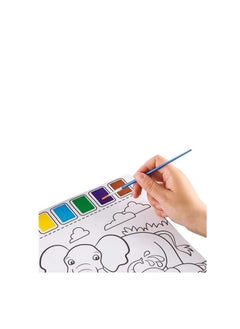 Generic The Double-sided Coloring Book Is An Art Set That Helps The Child Color, Write, And Play. Colors And Shapes May Vary4 Pieces  - Image 4
