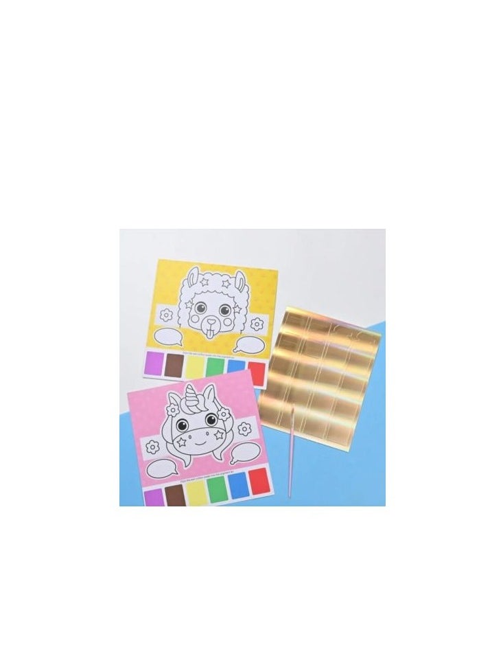 Generic - The Double-sided Coloring Book Is An Art Set That Helps The Child Color, Write, And Play. Colors And Shapes May Vary4 Pieces - Image 1