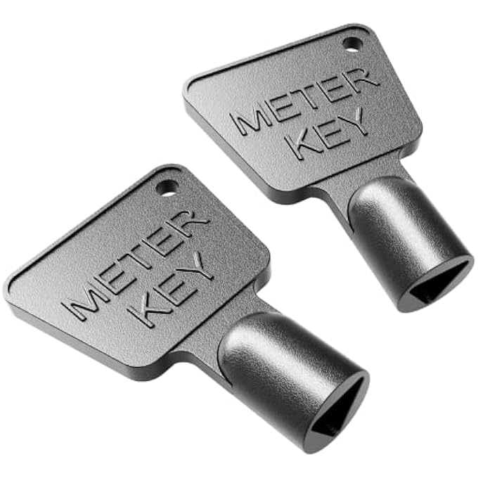 GAS METER BOX KEY ELECTRIC BOX KEY TRIANGLE KEY (PACK OF 2) - Image 1