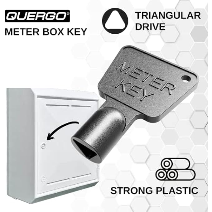 GAS METER BOX KEY ELECTRIC BOX KEY TRIANGLE KEY (PACK OF 2) - Image 2