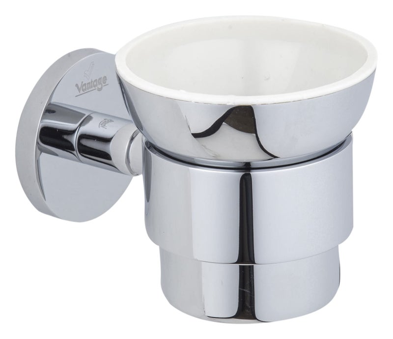 Vantage VLF-11002 100% Brass Tumbler Holder (Chrome) - Image 1