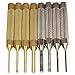 HTS 102F6 8 Pc Brass & Steel Pin Punch Set - Image 2