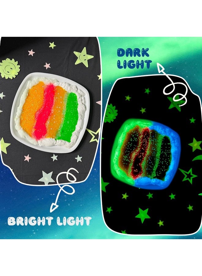 SMARTEEZ Northern Lights Slime Therapy JAR | Glow in The Dark Slime KIT | Slime Making KIT | 25+ Slime BATCHES | Glow in Dark Slime | NEON Slime | Non Toxic | Safe | Kid Friendly | Jelly Putty Toys - Image 2