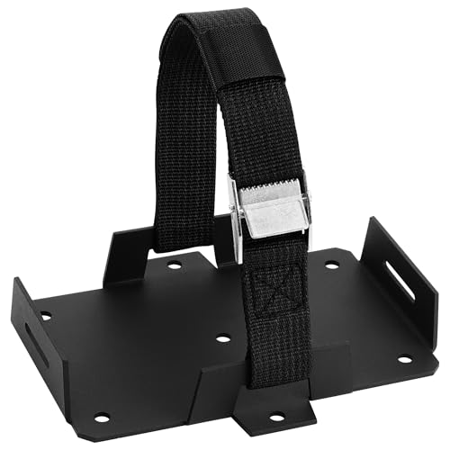 Wyckoff Small Battery Tray Fit 12V6V  6AH 7AH 8AH 9AH 12AH 15AH Batteries and More Adjustable HoldDown Strap Battery Mount Compatible with Boats Kayaks Motorcycles ATVs Generators Jetskis