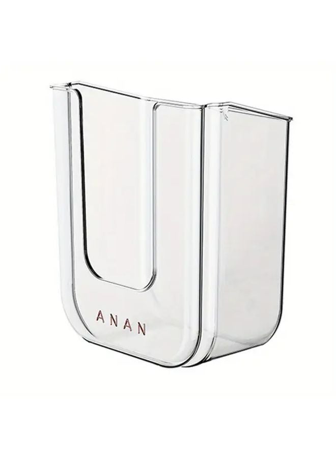 Transparent White Wall Mounted Wet Wipe Dispenser Self Adhesive Plastic Bracket Large Opening Strong Load Capacity - Image 4