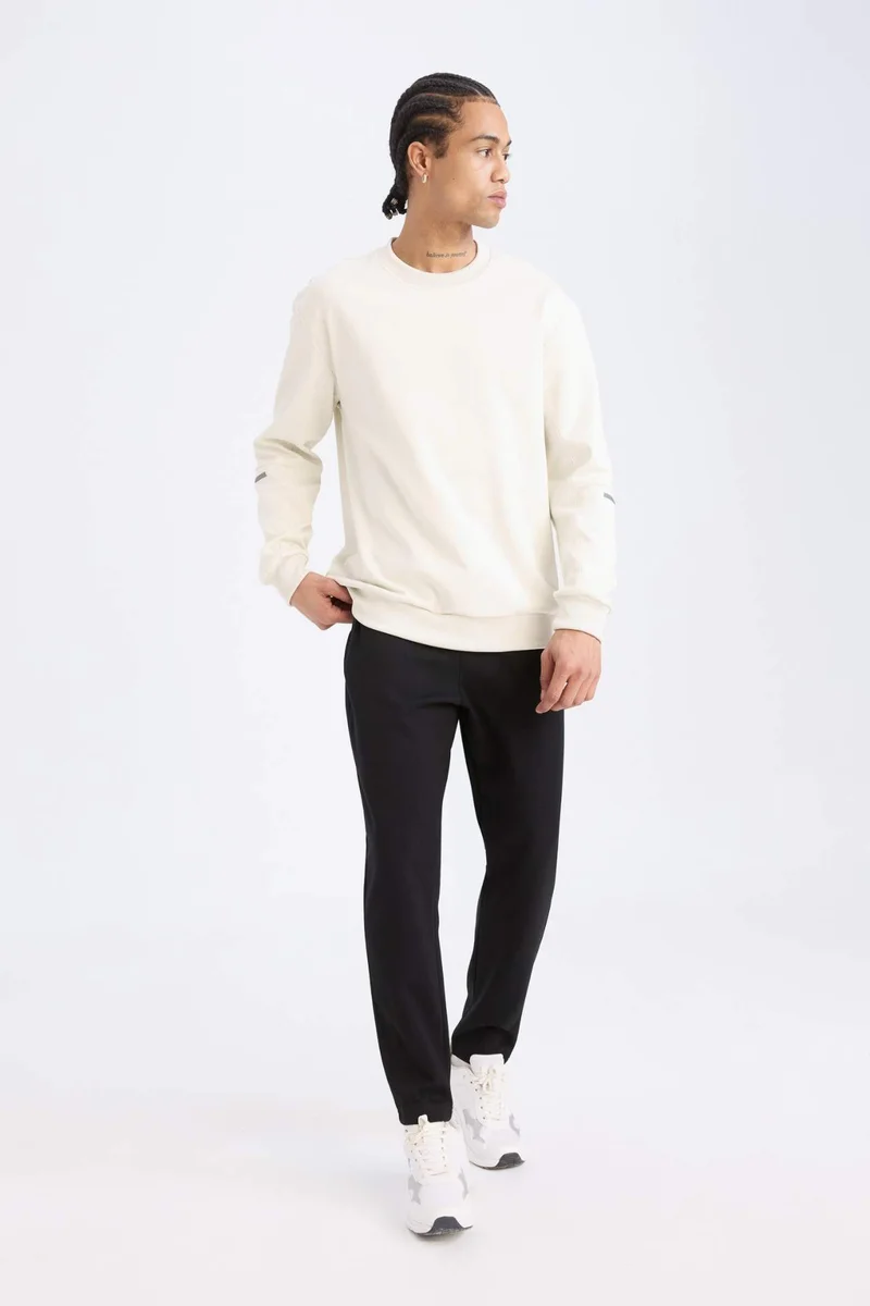 ديفاكتو DeFactoFit Slim Fit Slim Fit Zip-Up Basic Jogger Sweatpants