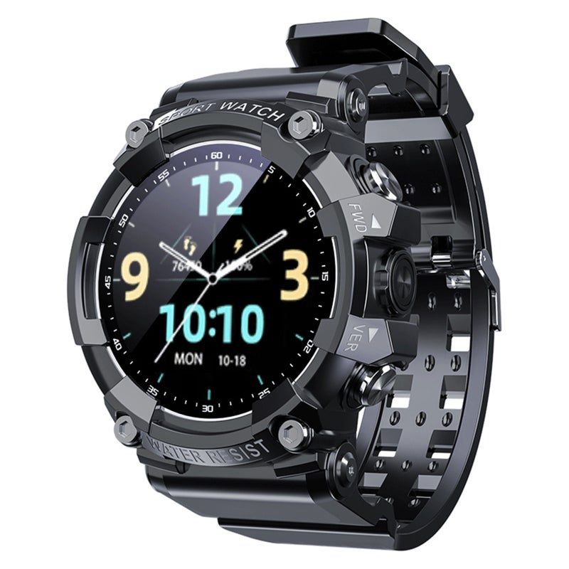 Smart Watch: Black, BT Call Function, Health Monitor - Fitness Activity Tracker, Waterproof Sport Watch for Daily Life, Sports Enthusiasts and Health-conscious Users - Image 1
