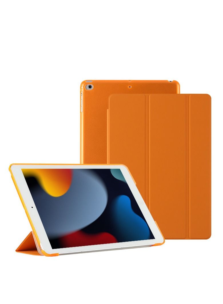 Loquat Protective Tri-Fold Case Cover For iPad Orange