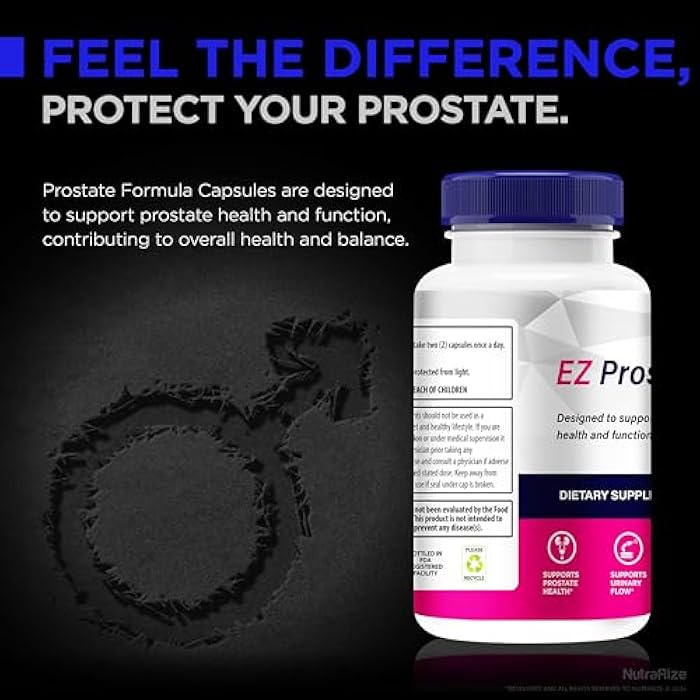 NutraRize (2 Pack) EZ Prostate Capsules, All-Natural Formula to Maintain Prostate Health, Premium E Z Prostate Support Pills, Official EZProstate Pastillas Review (120 Capsules) - Image 5
