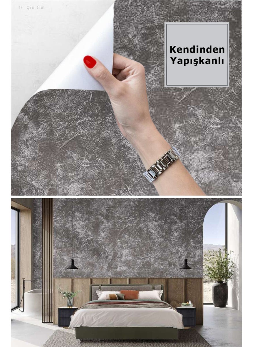 Technosmart 60 x 300 cm Antra Patterned Self-Adhesive Wallpaper Kitchen Cabinet Covering Decoration  - Image 1