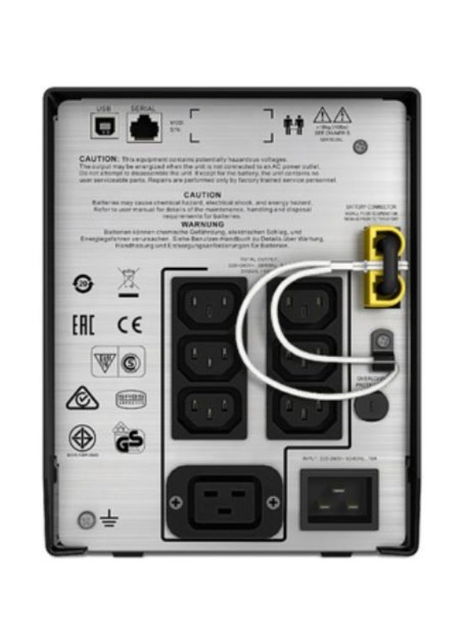 APC Smart-UPS SMC2000I, 2000VA / 1300W, Line-Interactive UPS, 230V, 8× IEC C13 Outlets, USB & Serial Ports, User-Replaceable Battery - Image 3