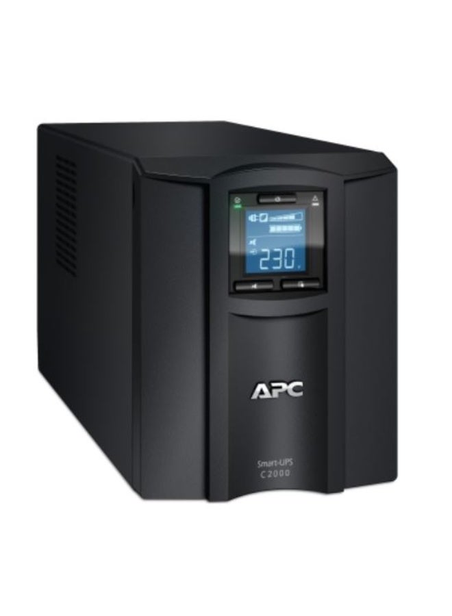 APC Smart-UPS SMC2000I, 2000VA / 1300W, Line-Interactive UPS, 230V, 8× IEC C13 Outlets, USB & Serial Ports, User-Replaceable Battery - Image 1